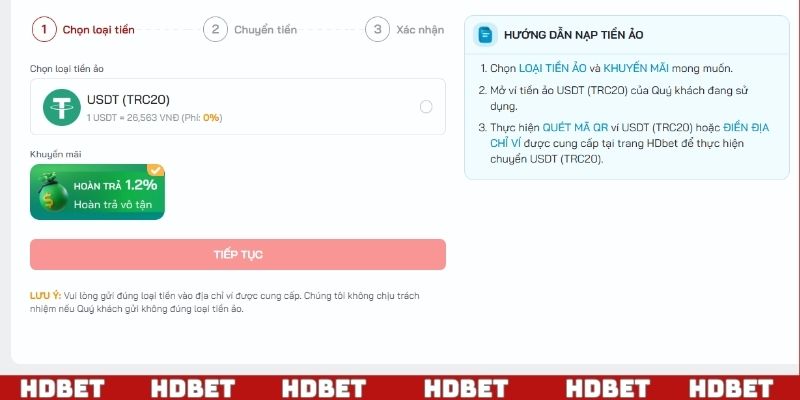 Nhà cái xử lý nạp rút USDT siêu tốc trong thời gian ngắn